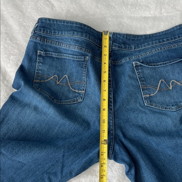 NY&C Slim Slouch Women's Distressed Blue Jeans 18 - Picture 10 of 12